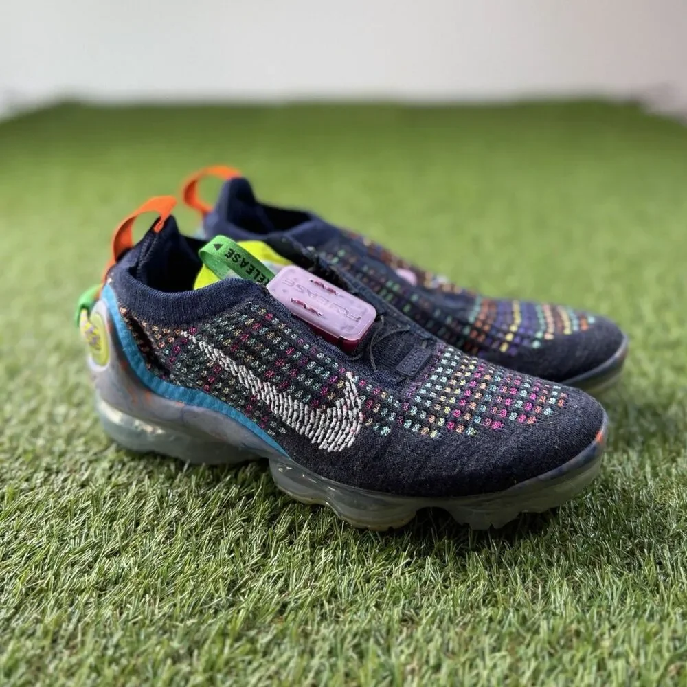 Nike Air VaporMax 2020 FK Flyknit Womens Size 6 Shoes Deep Royal Blue CJ6741-400
